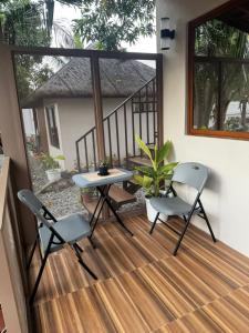 Balkón nebo terasa v ubytování The-Lair Elyu