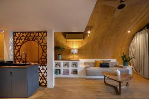 Ένα ή περισσότερα κρεβάτια σε δωμάτιο στο Cheria Eco Lodge +29 φωτογραφίες