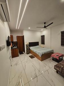 En eller flere senge i et værelse på Flumen