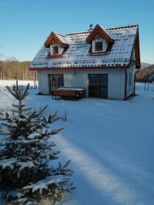 Το Domek w Górach Sowich τον χειμώνα