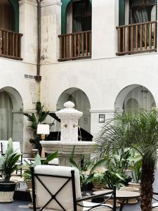 Posezení v ubytování Convento Parador San Esteban de Gormaz