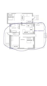 Κάτοψη του Platan Apartman