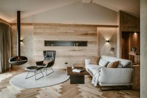 Χώρος καθιστικού στο Bergkristall - Mein Resort im Allgäu