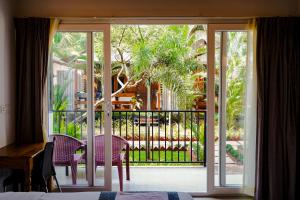 Balkón nebo terasa v ubytování Orange Sky Inn