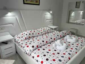 Ένα ή περισσότερα κρεβάτια σε δωμάτιο στο Romance Apartment