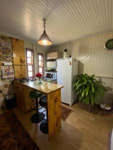 Kuchyň nebo kuchyňský kout v ubytování Igrejinha Rio Grande do Sul Brasil