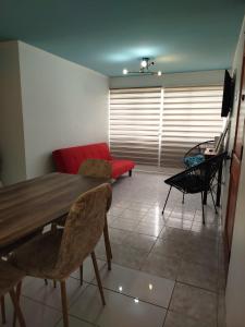 Posezení v ubytování Departamento en Coquimbo centro hospital