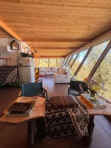 Η κουζίνα ή μικρή κουζίνα στο Cabaña Calma