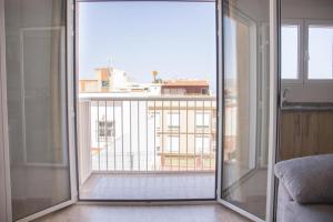 Balkón nebo terasa v ubytování Apartalux Star Magic I