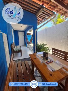 Χώρος καθιστικού στο Pousada Odoyá Beach - Quádrupla