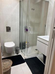 Et badeværelse på Apartamento T2 - Leiria