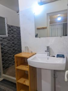 Phòng tắm tại Les Chalets du Voyageur