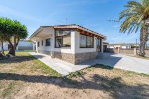 Bygningen som feriehuset ligger i