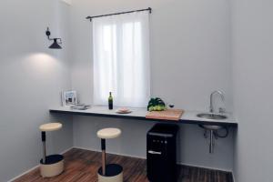 Kuchyň nebo kuchyňský kout v ubytování Lidia Chambres D'hotes
