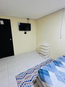 TV a/nebo společenská místnost v ubytování Posada Francelly