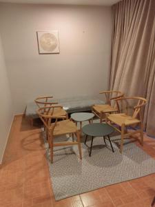 Posezení v ubytování Aqua Aura 2 Bedroom Apartment Pereybere