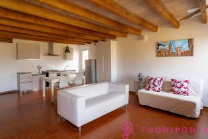 Η κουζίνα ή μικρή κουζίνα στο Tetti di Parma