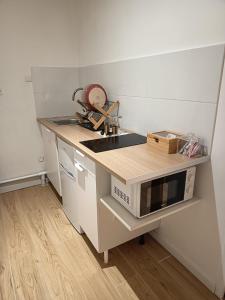 Η κουζίνα ή μικρή κουζίνα στο Studio Luz