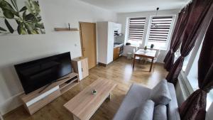 Et tv og/eller underholdning på Apartmán ELEVEN + 4 billeder