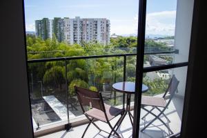 Балкон или терраса в Moderno apartamendo con Rooftop y Jacuzi