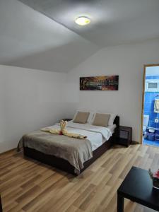 En eller flere senge i et værelse på La Mircică