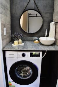 Køkken eller tekøkken på Apart Altos de Ensueño