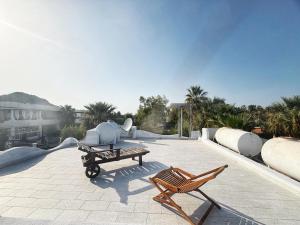 Μπαλκόνι ή βεράντα στο Vulcano Island Houses