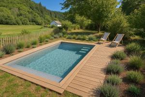Πισίνα στο ή κοντά στο Gîte Val Souvigne