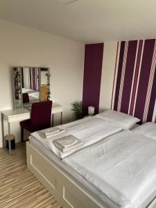 Postel nebo postele na pokoji v ubytování Ubytování Klimkovice