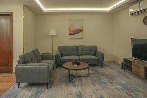 Χώρος καθιστικού στο عريش باركـ