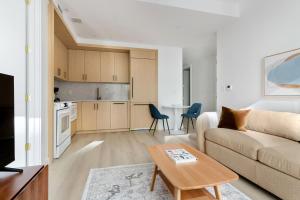 Kuchyň nebo kuchyňský kout v ubytování Blueground Boerum Hill rooftop nr Brooklyn Bridge NYC-2184