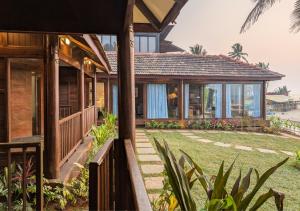 Κήπος έξω από το Mandrem Beach front 'Ocean 6'