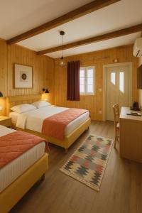 Ένα ή περισσότερα κρεβάτια σε δωμάτιο στο Guesthouse Lord Byron