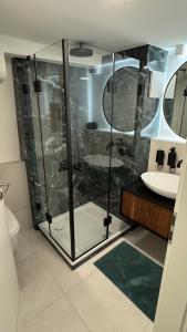 Koupelna v ubytování Brück Residenz