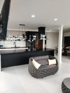 Kuchyň nebo kuchyňský kout v ubytování Sky Loft Cuenca