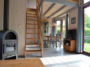 Μια τηλεόραση ή/και κέντρο ψυχαγωγίας στο Ferienhaus im skandinavischen Stil