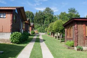 Zahrada ubytování Cabañas Raco