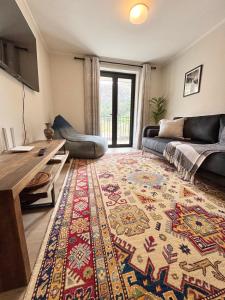 Χώρος καθιστικού στο Marina Views Simon's Town