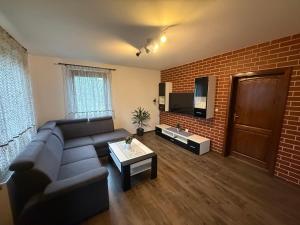 TV a/nebo společenská místnost v ubytování Apartmán Kristýna