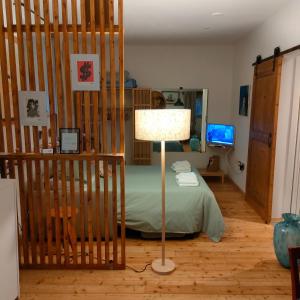 Ένα ή περισσότερα κρεβάτια σε δωμάτιο στο Umbria Valnerina , Il TARTUFFO, sulla via di Francesco