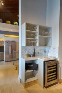 Кухня или мини-кухня в Increíble ático de lujo con impresionantes vistas
