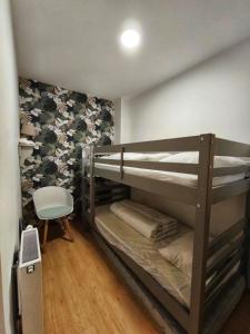 En eller flere senge i et værelse på La côte d'Opale