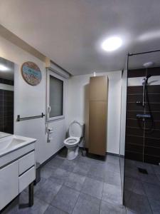 Et badeværelse på La côte d'Opale