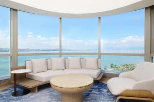 Χώρος καθιστικού στο Courtyard by Marriott Xiamen Xiang’an