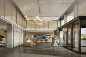 una representación del vestíbulo de un edificio en Fairfield by Marriott Beijing Capital Airport, en Beijing