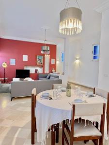 Posezení v ubytování Lumina House