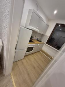 Η κουζίνα ή μικρή κουζίνα στο Finkenwerder Larisa's Nr 21