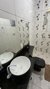 Koupelna v ubytování Casa Temporada - ACONCHEGO DOS LENCOIS + 9 fotografií