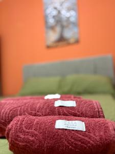 Ένα ή περισσότερα κρεβάτια σε δωμάτιο στο Apartamento completo e central! Casa Rute!