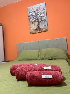 Ένα ή περισσότερα κρεβάτια σε δωμάτιο στο Apartamento completo e central! Casa Rute!